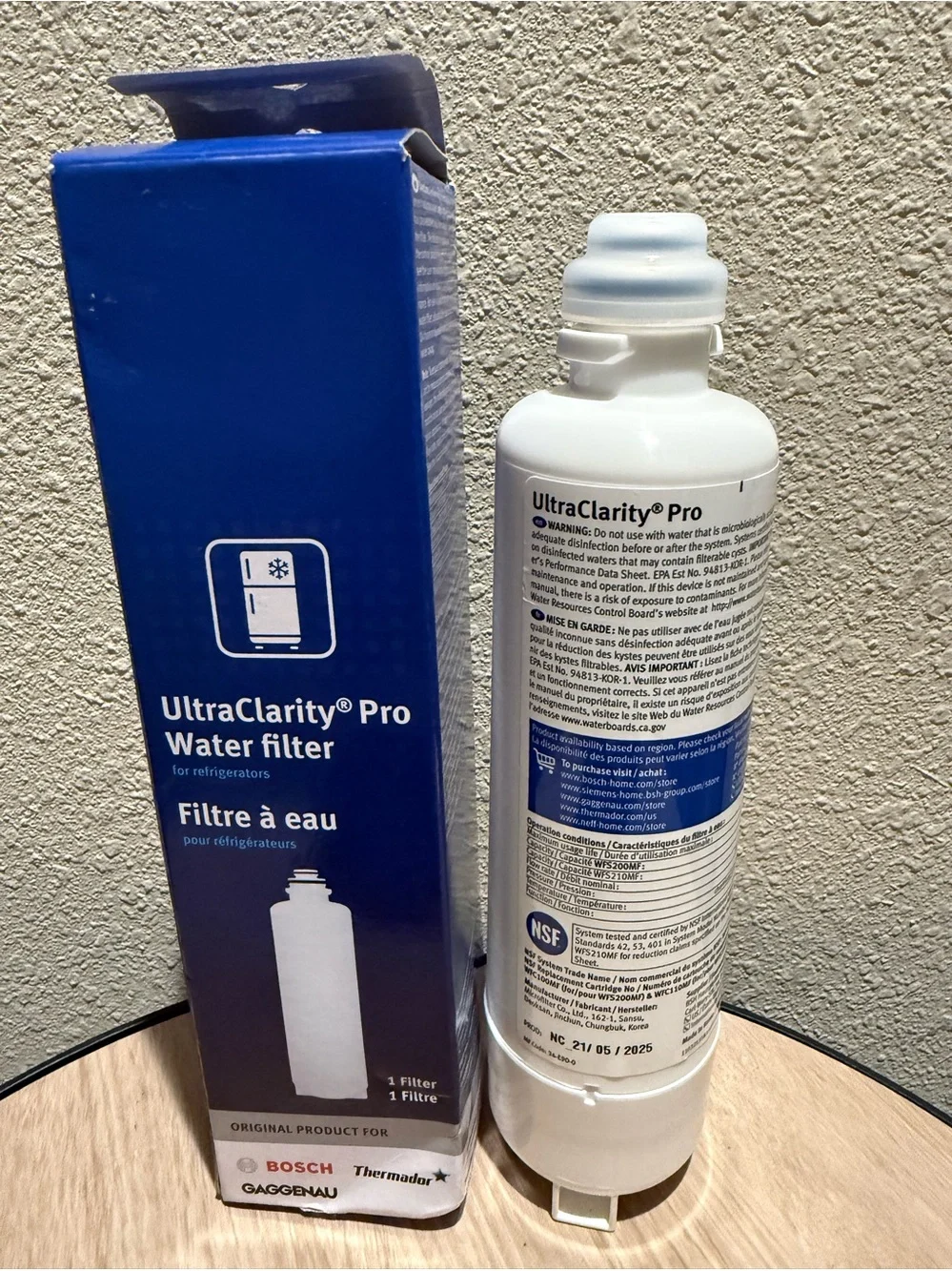 Bosch UltraClarity Pro Water Filter-BORPLFTR55 11032531 - never used